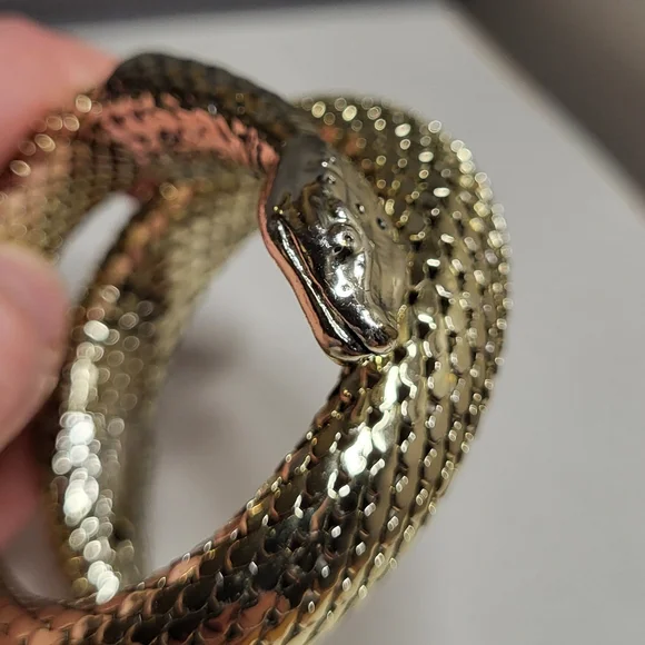 Vintage Whiting & Davis Snake Bracelet - Picture 4 of 8